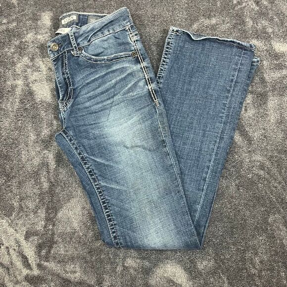 BKE Aiden Jeans Men's 30R Blue Bootleg Stretch Denim - Picture 1 of 6